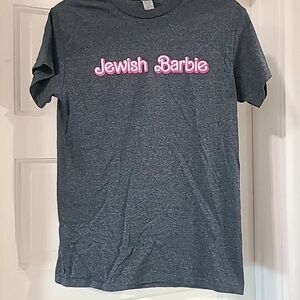 Gildan Gray and Pink Short Sleeve Tee